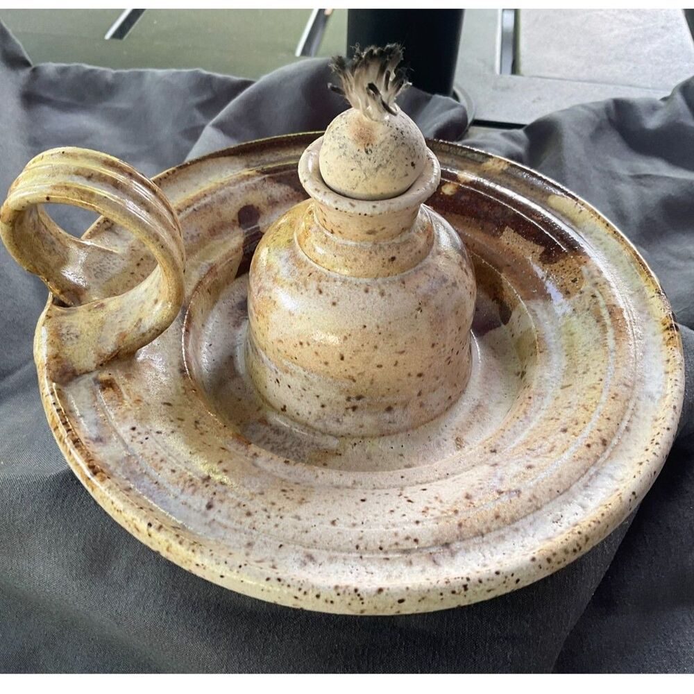 Signed Rare Earth Pottery Home Decor